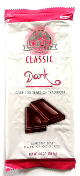 CRUZ: Chocolate Bar Classic Dark, 4.6 oz