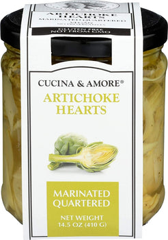 CUCINA & AMORE: Artichoke Qrtr Mrntd, 14.5 oz