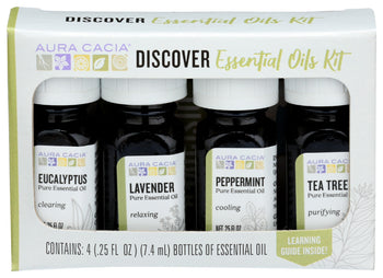 AURA CACIA: Discover Essential Oils Kit, 1 oz