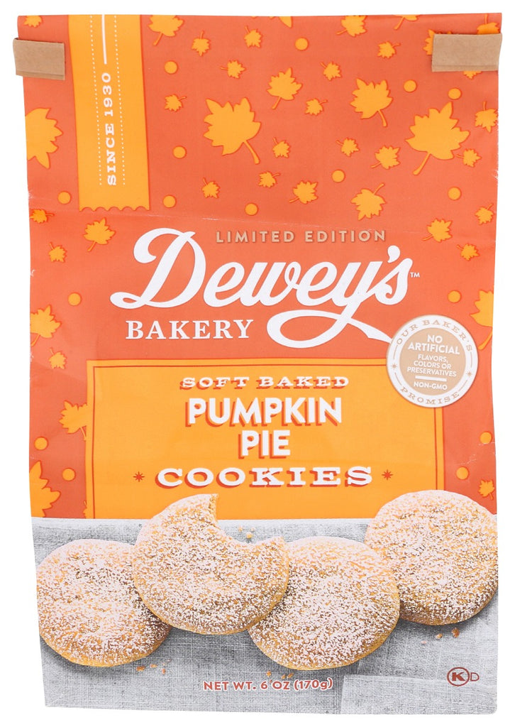 DEWEYS: Pumpkin Spice Soft Baked Cookies, 6 oz