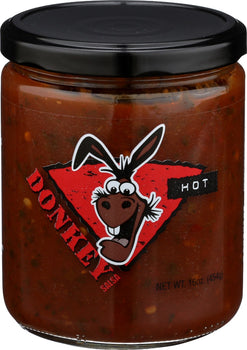 DONKEY CHIP: Hot Salsa, 16 oz