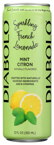 DIABOLO: Mint Citron Soda, 12 fo