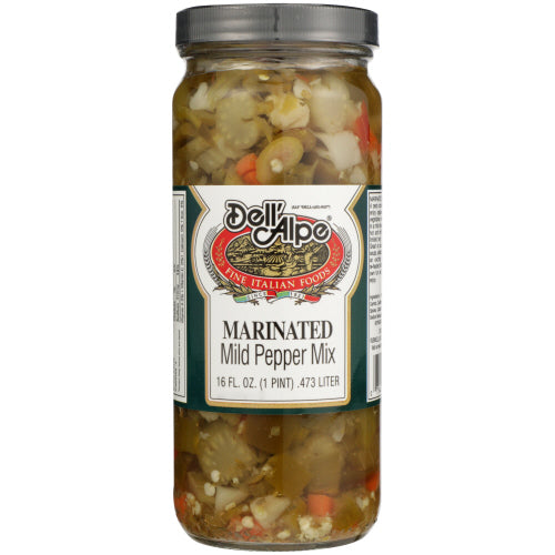 DELL ALPE: Marinated Mild Pepper Mix, 16 oz