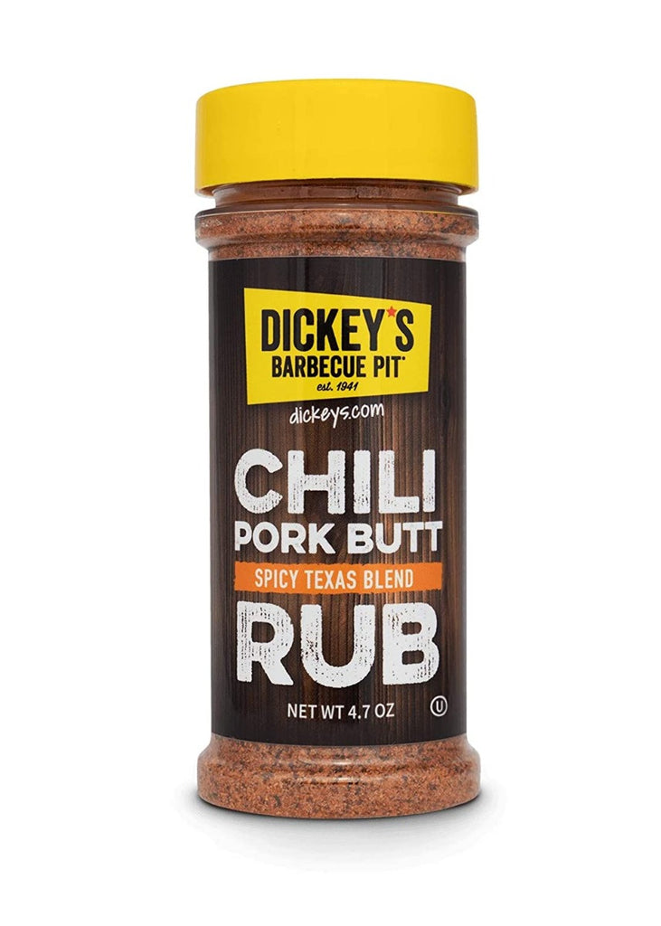 DICKEYS: Chili Pork Butt Rub, 4.7 oz