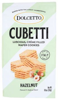 DOLCETTO: Cubetti Hazelnut Wafer, 8.8 oz