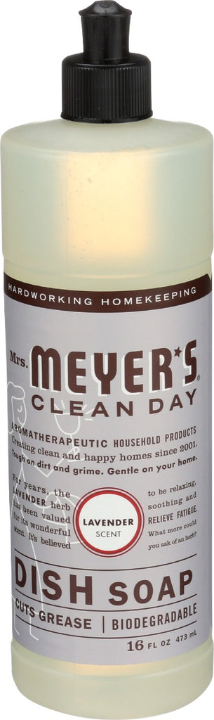 MRS MEYERS CLEAN DAY: Lavender Dish Soap, 16 oz