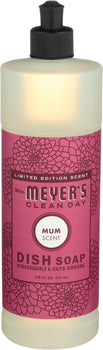 MRS MEYERS CLEAN DAY: Mum Dish Soap, 16 oz