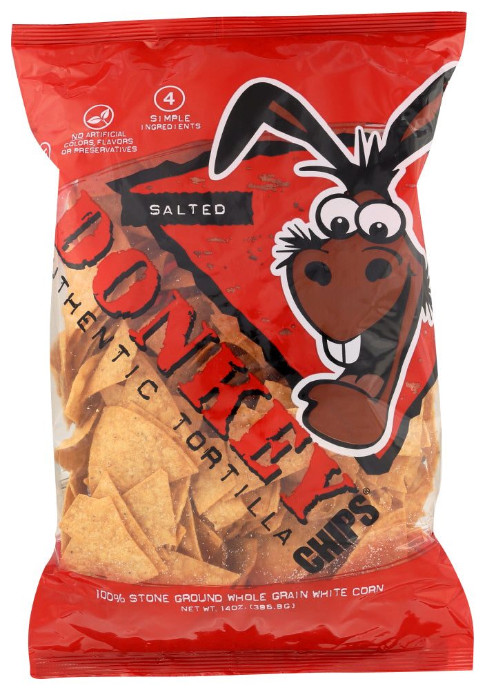 DONKEY CHIP: Salted Donkey Chips, 14 oz