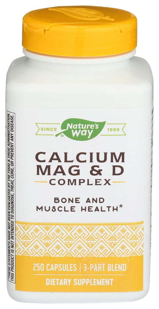 NATURES WAY: Calcium Magnesium Vitamin D, 250 cp