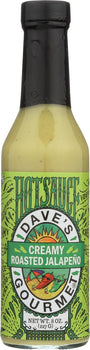 DAVES GOURMET: Creamy Roasted Jalapeno Sauce, 8 oz