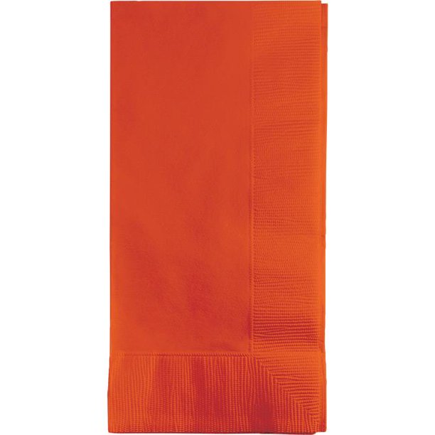 CREATIVE CONVERTING: Napkin Sunkissed Orange, 50 ea