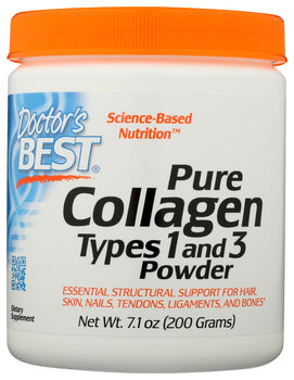 DOCTORS BEST: Pure Collagen Type 1 And 3, 200 gm