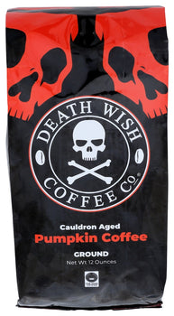 DEATH WISH COFFEE: Pumpkin Chai Coffee Ground, 12 oz