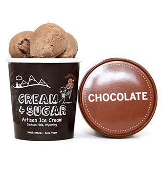 CREAM AND SUGAR: Ice Cream Chocolate, 16 oz