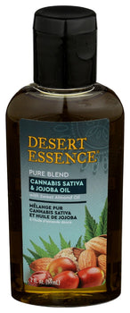 DESERT ESSENCE: Cannabis Sativa And Jojoba Oil, 2 fo