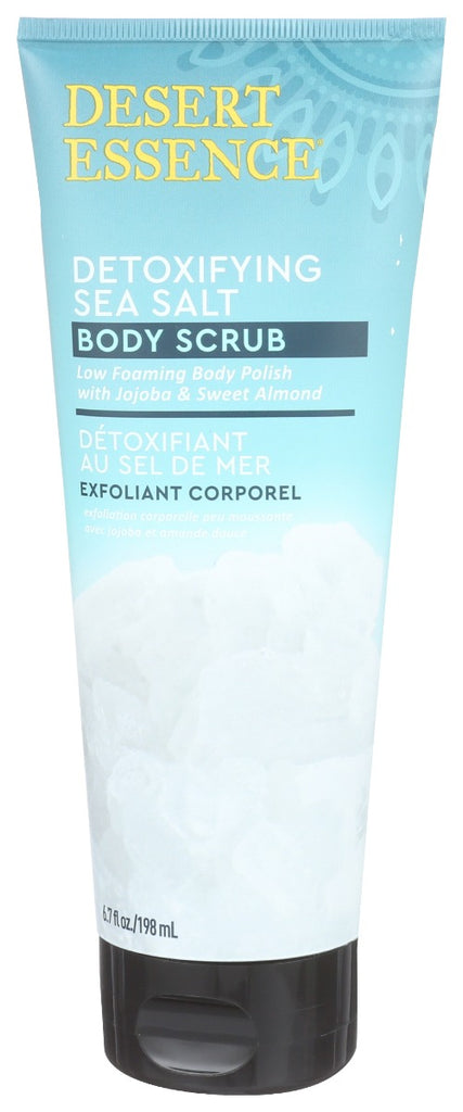 DESERT ESSENCE: Detoxifying Sea Salt Body Scrub, 6.7 fo