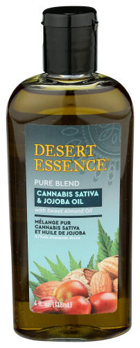 DESERT ESSENCE: Cannabis Sativa And Jojoba Oil Pure Blend, 4 fo