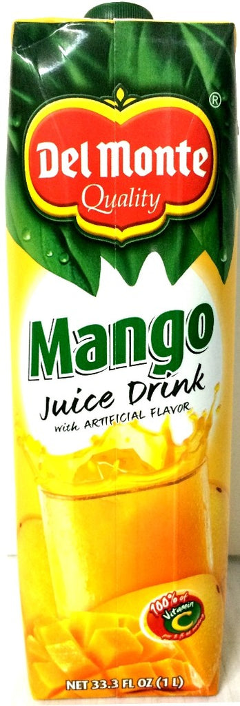 DEL MONTE: Mango Juice Drink, 33.3 oz