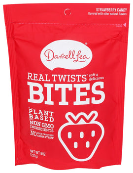 DARRELL LEA: Real Twists Bites Strawberry, 8 oz