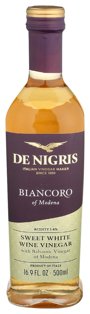 DE NIGRIS: Sweet White Wine Vinegar Balsamic, 500 ml