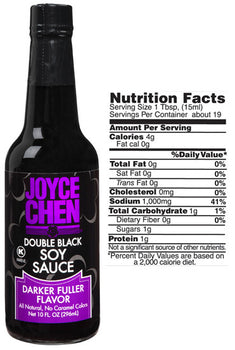 JOYCE CHEN: Sauce Soy Double Black, 10 oz