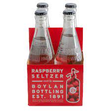 BOYLAN: Seltzer Raspberry 4Pk, 48 fo