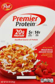 PREMIER PROTEIN: Cereal Mixed Berry Almond, 8.5 oz