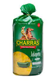 CHARRAS: Tostada Jalapeno, 8.8 oz