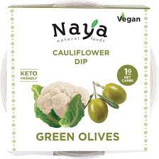 NAYA FOODS: Cauliflower Dip Olive, 8 oz