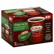 TIM HORTON: Coffee Ss Decaf 100% Arab 12Pc, 4.44 oz