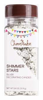 CHOCOMAKER: Stars Silver Shimmer, 2.6 oz