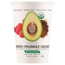 LIVE MORE ORGANICS: Smoothie Cup Avo Cacao, 8 oz