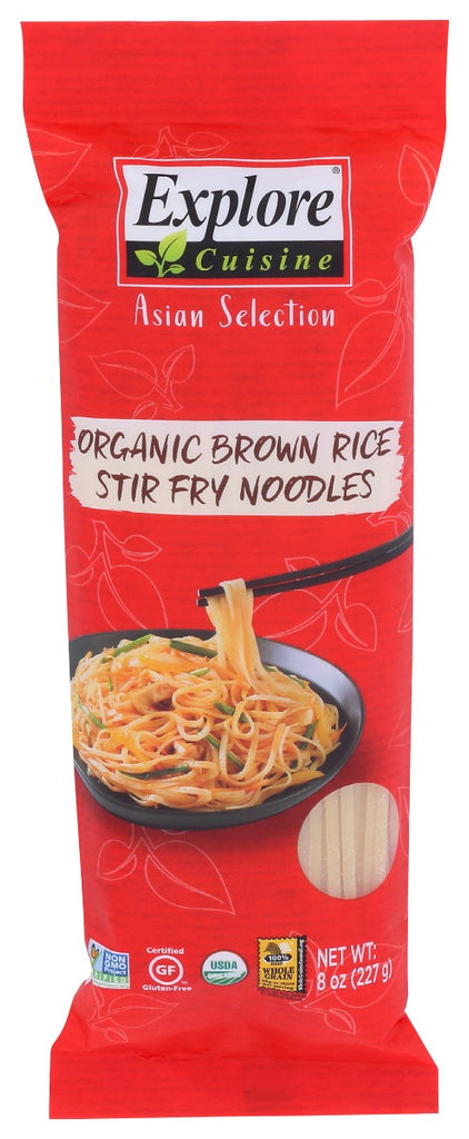 EXPLORE CUISINE: Organic Brown Rice Stir Fry Noodles, 8 oz