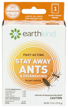 EARTHKIND: Stay Away Ants and Cockroaches, 2.5 oz