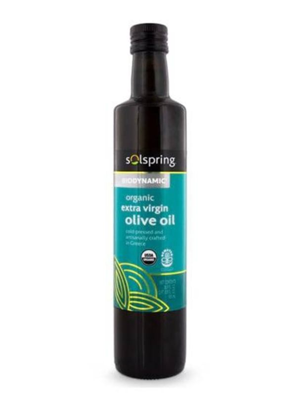 SOLSPRING: Biodynamic Organic Extra Virgin Olive Oil, 16.9 fo