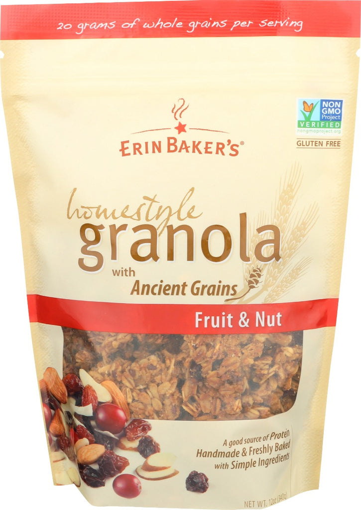 ERIN BAKERS: Homestyle Granola Fruit And Nut, 12 oz