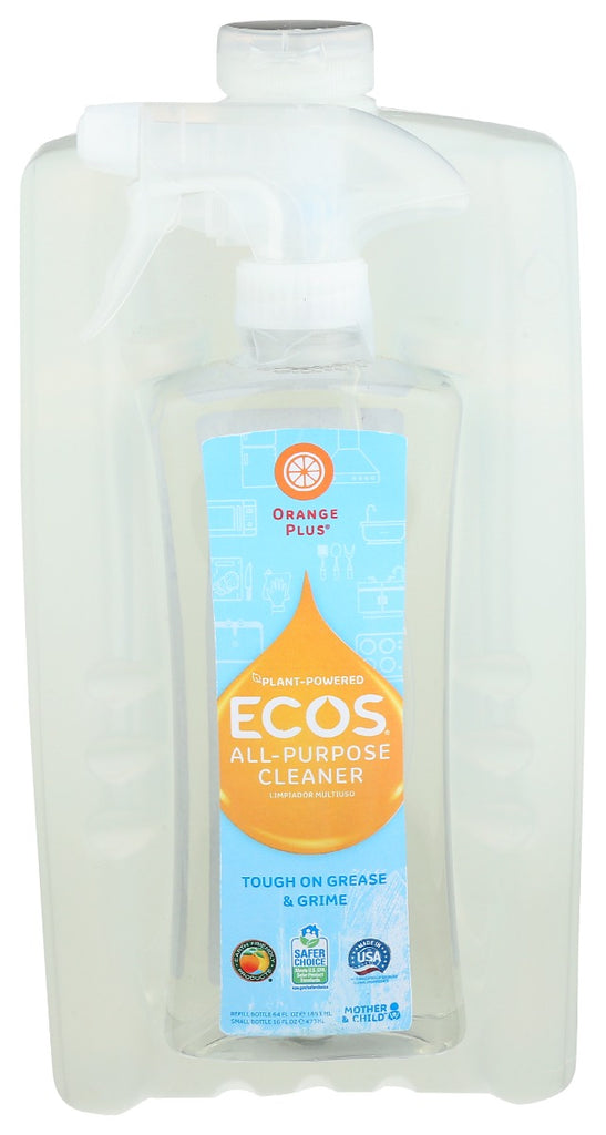 ECOS: Mother and Child All Purpose Cleaner Orange Plus Refill Kit, 80 oz