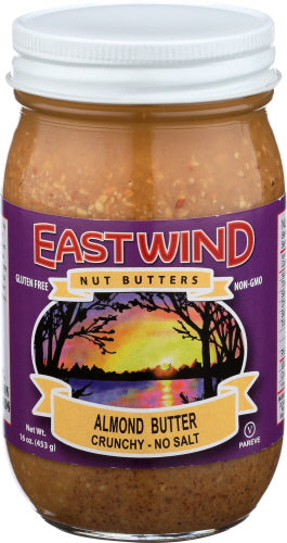 EAST WIND: Almond Butter Crunchy, 16 oz