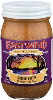 EAST WIND: Almond Butter Crunchy, 16 oz