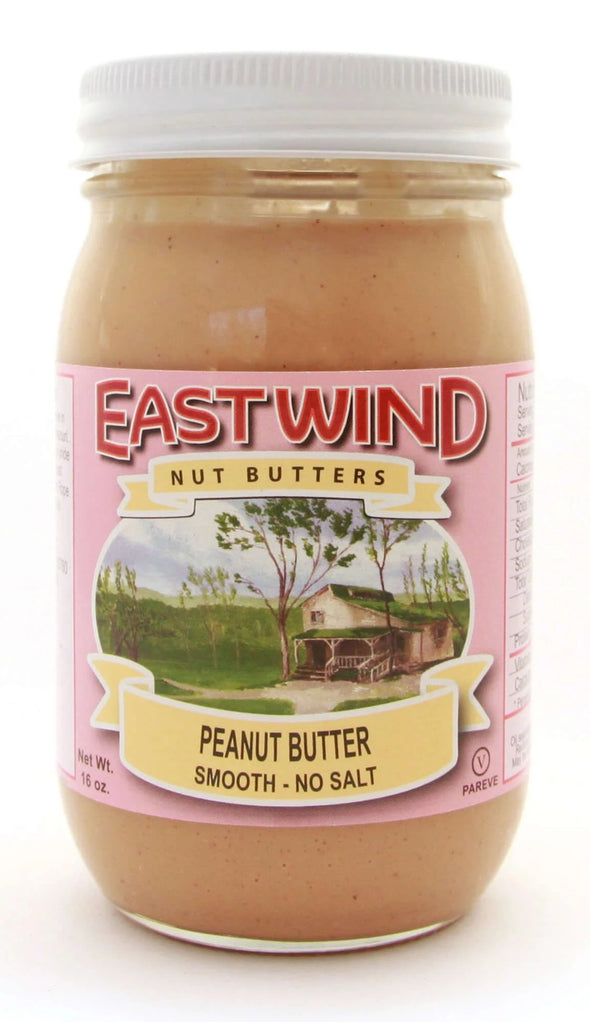 EAST WIND: Peanut Butter Smooth No Salt, 16 oz