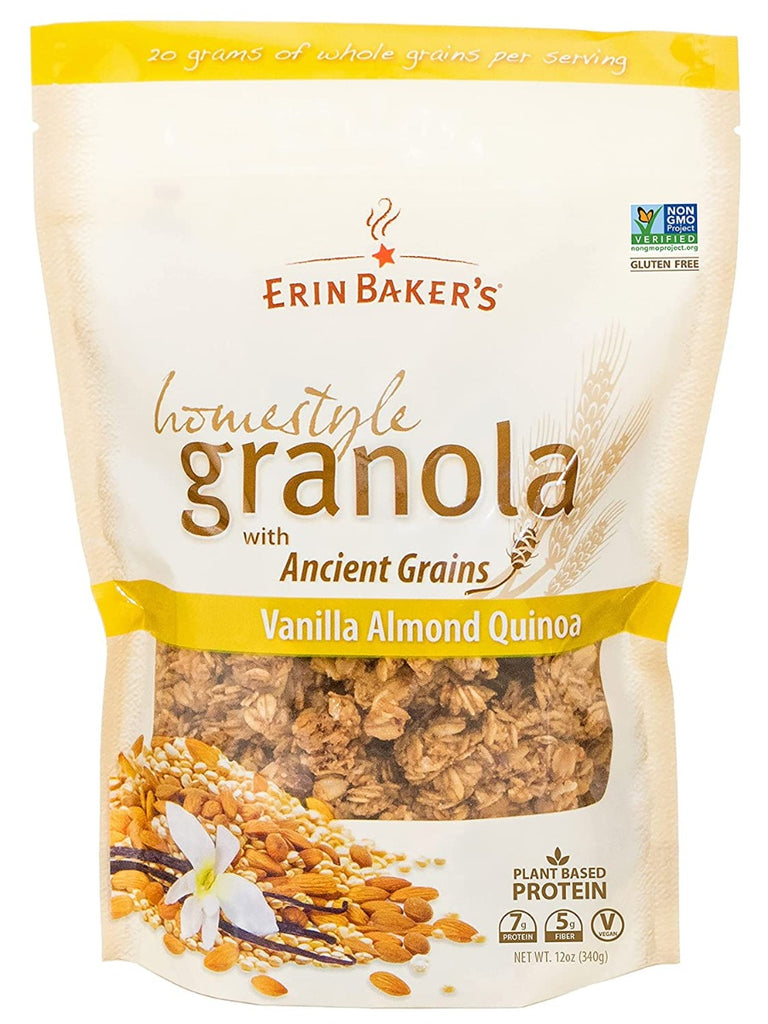 ERIN BAKERS: Vanilla Almond Quinoa, 12 oz