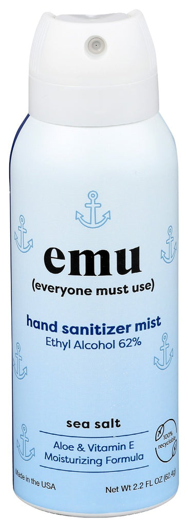 EMU: Sea Salt Hand Sanitizer Mist, 2.2 oz