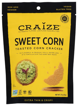 CRAIZE: Sweet Corn Toasted Corn Cracker, 1.75 oz