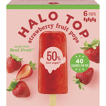 HALO TOP: Fruit Bar Strawberry, 6 pk