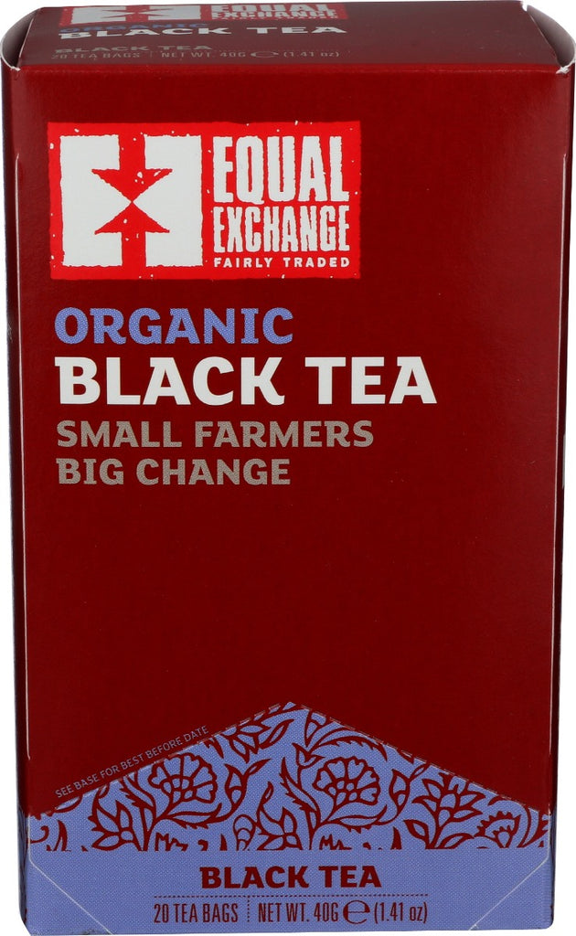 EQUAL EXCHANGE: Tea Black Organic, 20 bg