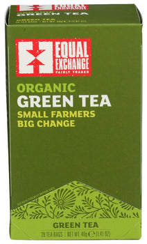 EQUAL EXCHANGE: Green Tea Organic, 20 bg