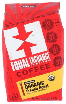 EQUAL EXCHANGE: Coffee Whole Bean French Roast Organic, 10 oz