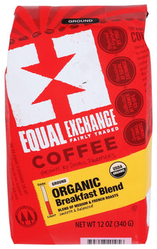 EQUAL EXCHANGE: Coffee Ground Breakfast Blend Organic, 12 oz