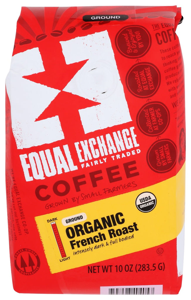 EQUAL EXCHANGE: Coffee Ground French Roast Organic, 10 oz