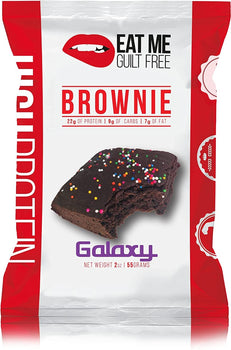 EAT ME GUILT FREE: Galaxy Chocolate Brownie, 2 oz